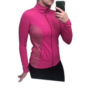 𝅺pink Active Zip Up Medium
